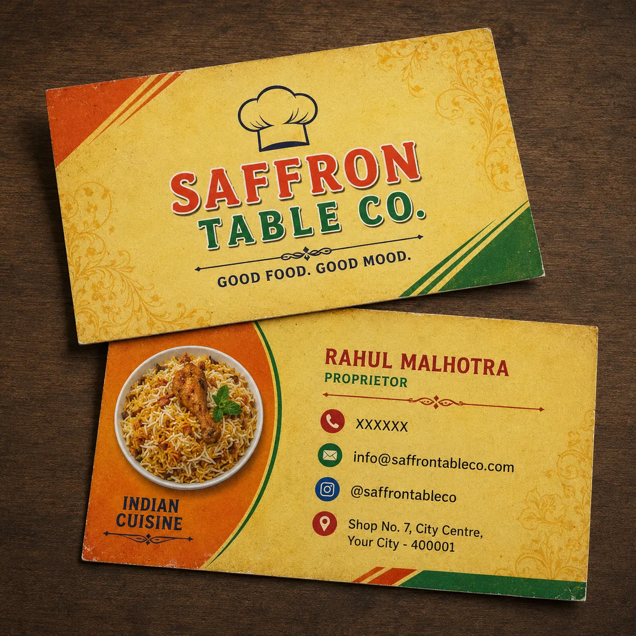 Old Business Card
